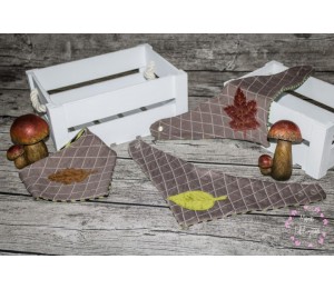 Stickserie - Herbstblätter zART-besaitet